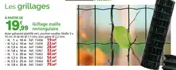 Provence Outillage WERKA PRO Grillage maille rectangulaire offre