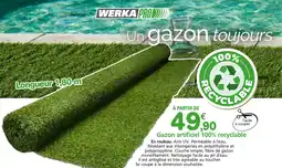 Provence Outillage Gazon artificiel 100% recyclable offre
