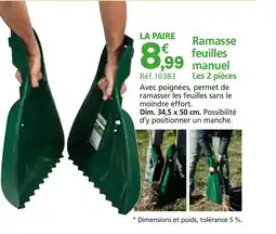 Provence Outillage Ramasse feuilles manuel offre