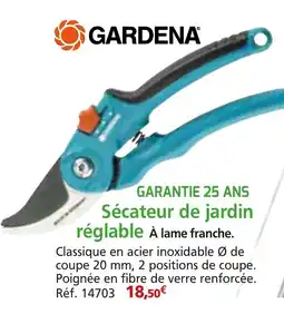 Provence Outillage GARDENA Sécateur de jardin réglable offre