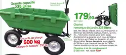 Provence Outillage WERKA PRO Chariot remorque de jardin offre