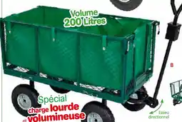 Provence Outillage Chariots remorques de jardin grillagés offre