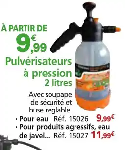Provence Outillage Pulvérisateurs à pression offre