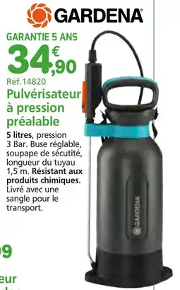 Provence Outillage GARDENA Pulvérisateur à pression préalable offre