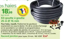 Provence Outillage Kit goutte à goutte 25 m Ø 16 mm offre