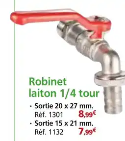 Provence Outillage Robinet laiton 1/4 tour offre