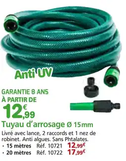 Provence Outillage Tuyau d'arrosage Ø 15mm offre
