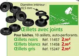 Provence Outillage Cillets avec joints offre