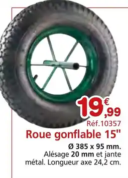Provence Outillage Roue gonflable 15" offre