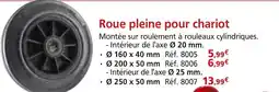 Provence Outillage Roue pleine pour chariot offre