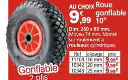 Provence Outillage Roue gonflable 10" offre