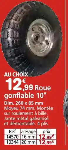 Provence Outillage Roue gonflable 10" offre