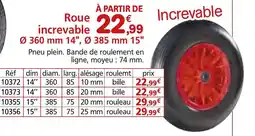 Provence Outillage Roue increvable offre