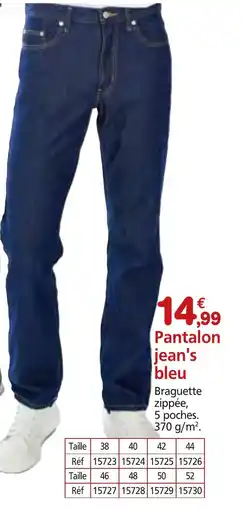 Provence Outillage Pantalon jean's bleu offre