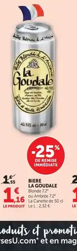Super U LA GOUDALE Biere offre