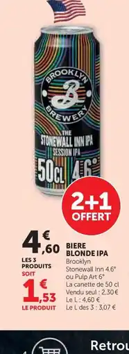 Super U IPA Biere blonde offre