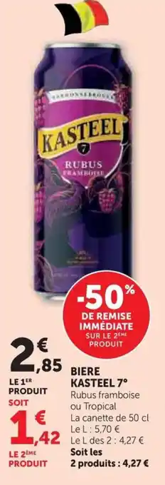 Hyper U Biere kasteel 7° offre