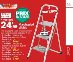 Provence Outillage Marchepied pliabe offre