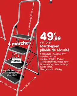 Provence Outillage Marchepied pliable de sécurité offre