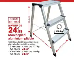 Provence Outillage Marchepied aluminium pliable offre