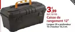 Provence Outillage Caisse de rangement 12" offre