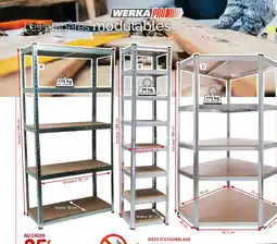 Provence Outillage WERKA PRO Étagères charges lourdes offre