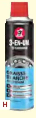 Provence Outillage Bombe graisse blanche Lithium 3 en 1 offre