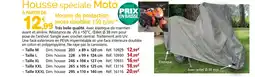 Provence Outillage Housse de protection moto doublée 150 g/m² offre