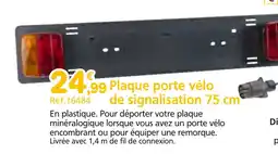 Provence Outillage Plaque porte vélo de signalisation 75 cm offre