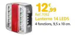 Provence Outillage Lanterne 14 LEDS offre