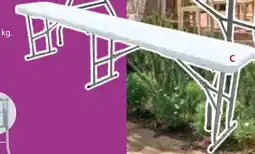 Provence Outillage Banc pliant gris clair offre