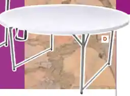 Provence Outillage Table pliante ronde Ø 150 cm offre