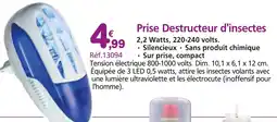 Provence Outillage Prise Destructeur d'insectes offre