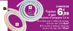Provence Outillage Tuyaux à gaz Butane et propane 1,5 m offre