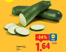 Lidl Courgette offre