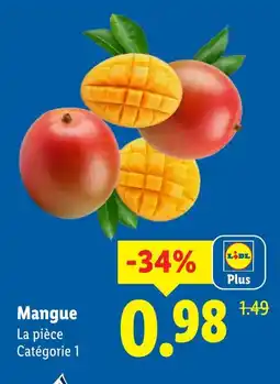 Lidl Mangue offre