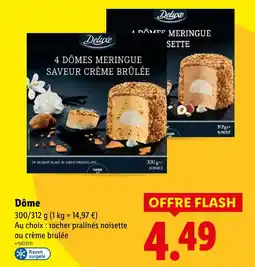 Lidl Deluxe 4 dômes offre