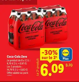 Lidl Coca-cola zero offre