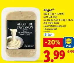 Lidl Aligot offre