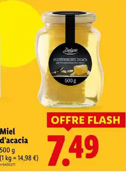 Lidl Deluxe miel d'acacia offre