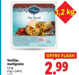 Lidl Tortillas multigrains offre
