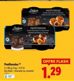 Lidl Deluxe profiteroles offre
