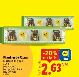 Lidl Favorina figurines de pâques offre