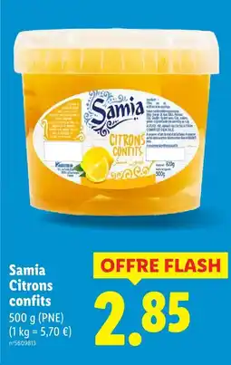Lidl Samia citrons confits offre