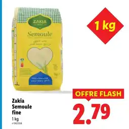 Lidl Zakia semoule fine offre