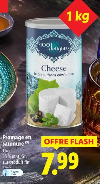 Lidl 1001 delights fromage en saumure offre