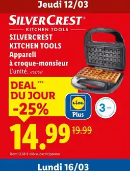 Lidl Silvercrest appareil à croque-monsieur offre