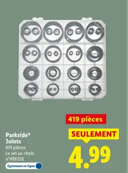 Lidl Parkside joints offre