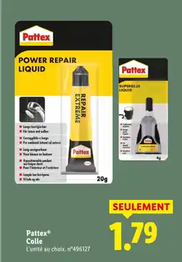 Lidl Pattex power repair liquid offre