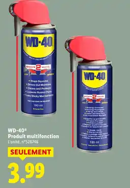 Lidl Wd-40 produit multifonction offre